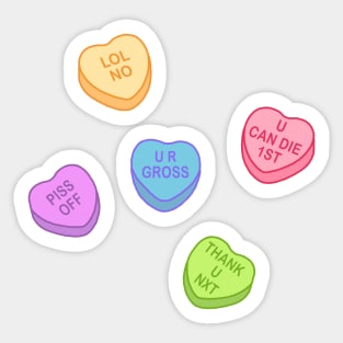 Conversation Hearts - Rudy Sticker Pack - Valentines Day Sticker